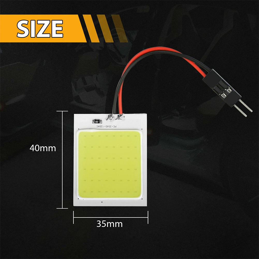 

10X 48SMD COB беласветодиодный ная панель Festoon T10 BA9S Автомобильный интерьер купольная карта светильник s лампа автомобильная купольсветильник па...