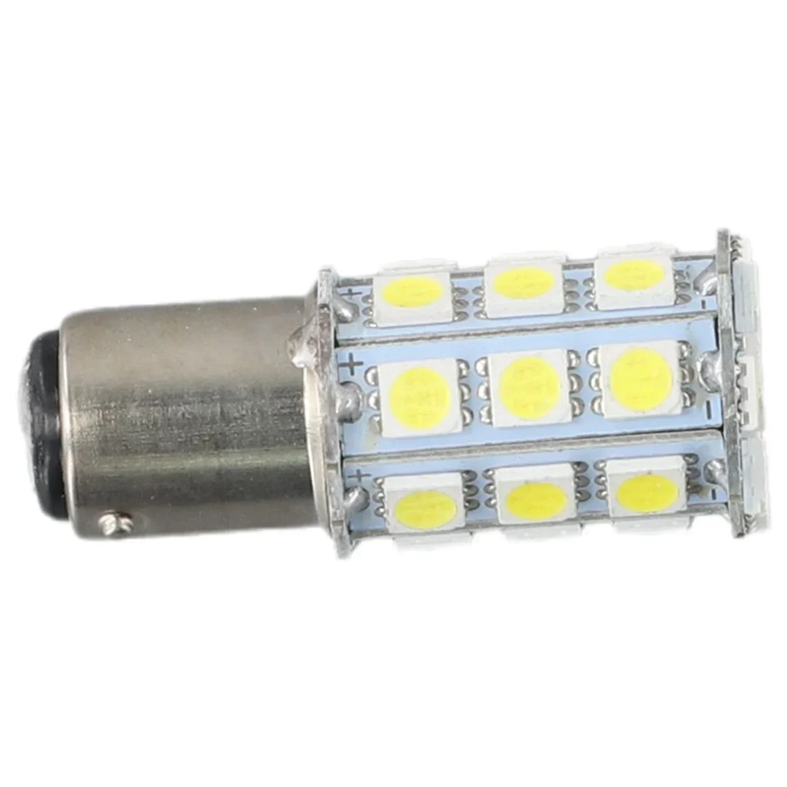 Запчасти LED Белый 1 шт. 27-SMD BA15D 6000K 1004 1076 1142 Внутренние фонари для лодки Лампы