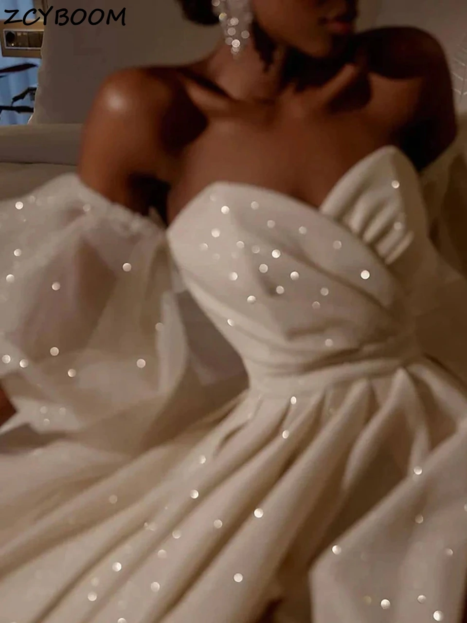 Женское свадебное платье It's yiiya белое/цвета слоновой кости с разрезом и