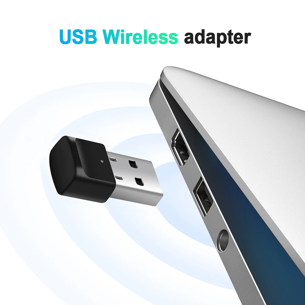 

USB Bluetooth-Compatible5.0 Adapter Transmitter Bluetooth-Compatible Receiver Audio Dongle Wireless USB Adapter for Computer PC
