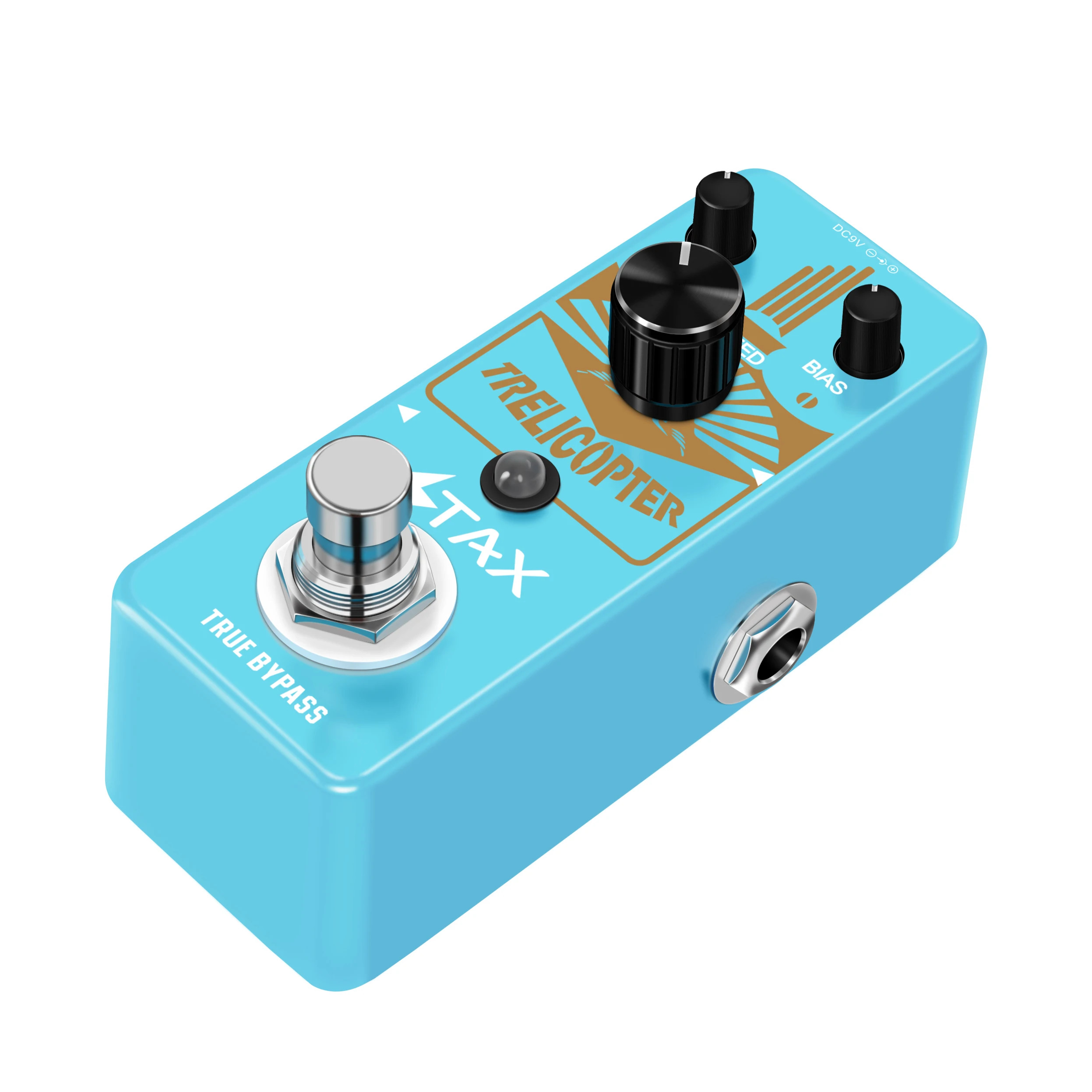 Stax LEF -327 Guitar Trelicopter Effect Classic Optical Tremolo  BIAS Knob True Bypass Full Metal Case