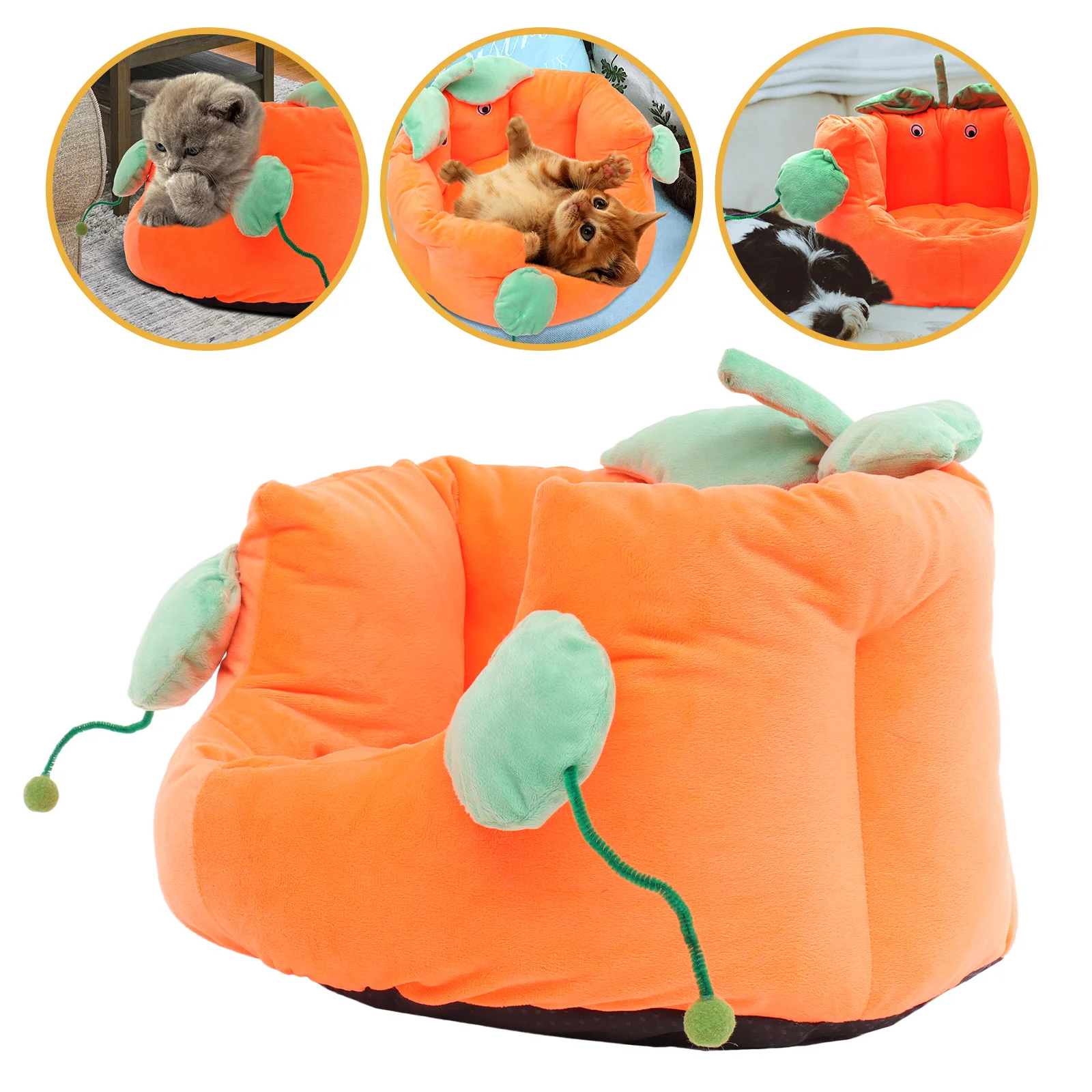 

Winter Dog House Stuffed Puppy Puppy Warm Mat Dog Warm Mat Dog Sleeping Bed Small Animal Bed Pets Cuddle Cave Chair Tent