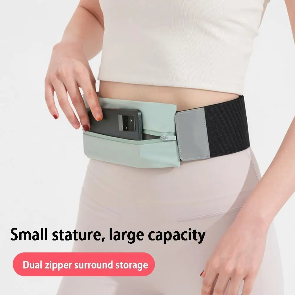 

Спортивный поясной кошелек для занятий йогой и бегом, ультратонкие поясные сумки для фитнеса, водонепроницаемая сумка для хранения, удобная сумка для фитнеса E3l3