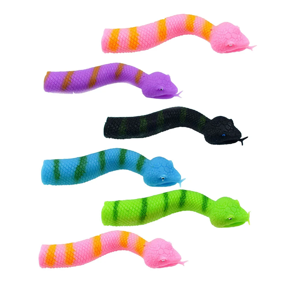

Mini Finger Snake Creative Toy Artificial Fake Playing Prop Party Supply Trick Tricky Sleeve Kids Bath Toys