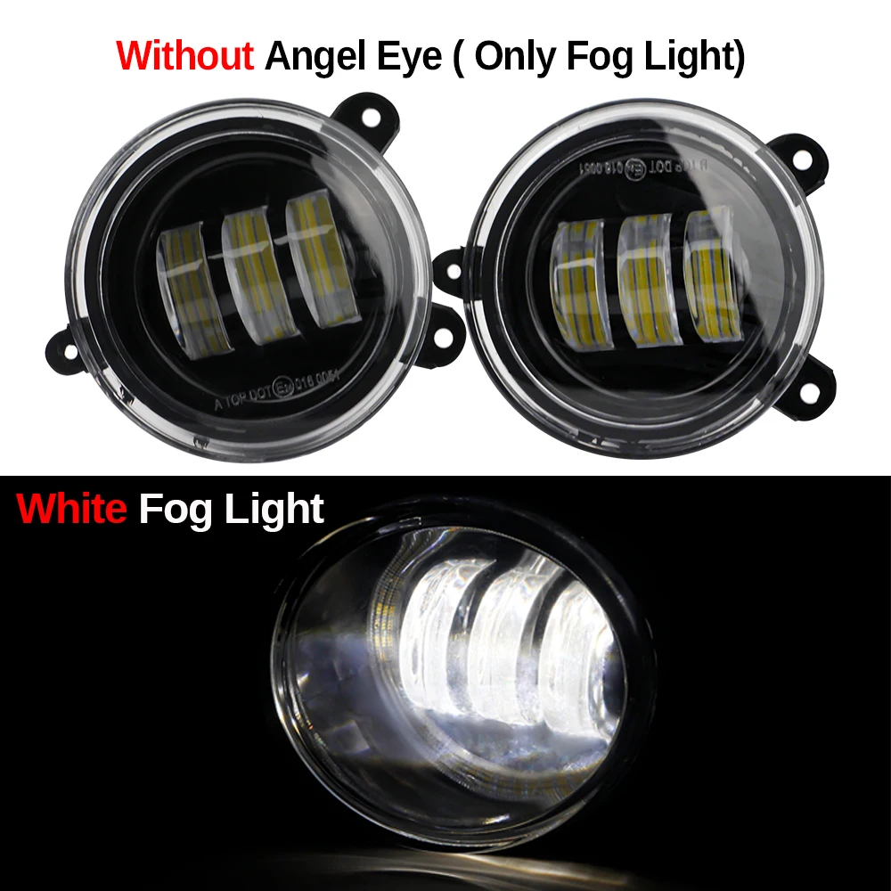 

2 х 30 Вт Автомобильный светодиодный противотуманный фонарь Canbus с дневными ходовыми огнями Angel Eye DRL 6000LM для Land Rover Range Rover III (L322) 2003-2009 гг.