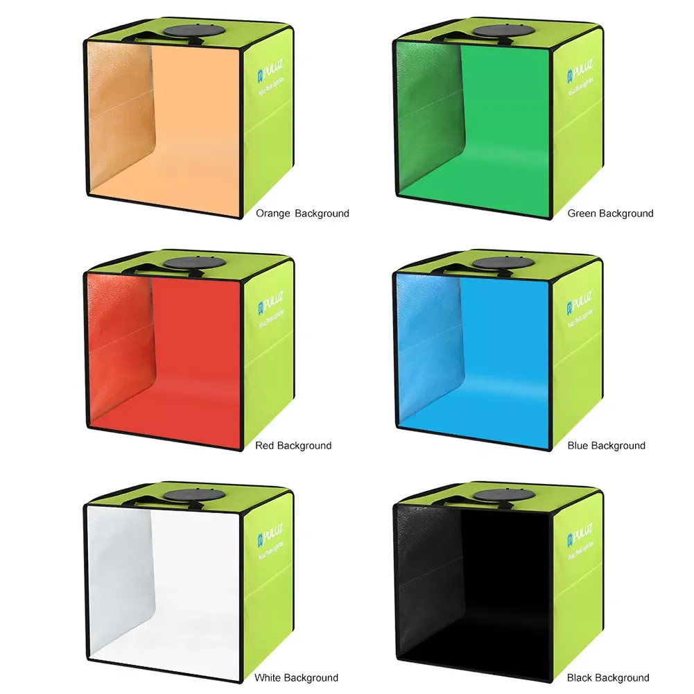 30*30cm Ring Lightbox Folding Photo Studio Box Photography Softbox light box Studio Shooting Tent Box Kit with 6 color Backdrops enlarge