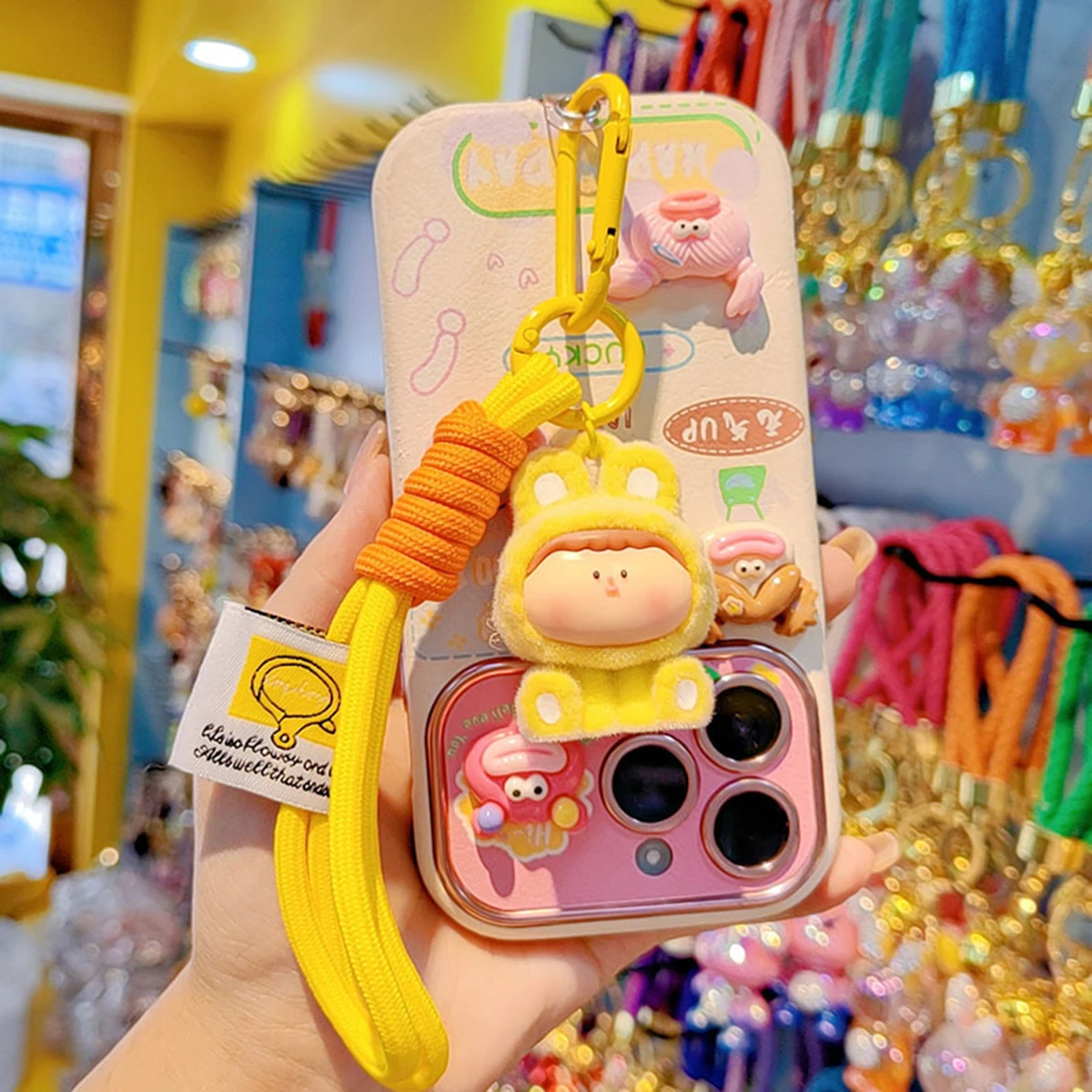 Keychain Anime Doll Backpack Pendant Cartoon Originality Keychains Kawaii Car Key Chain Girl Gifts