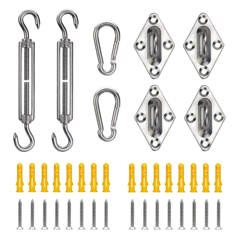 

40Pcs 304 Heavy Duty Stainless Installation Replacement Installing Shade Sail