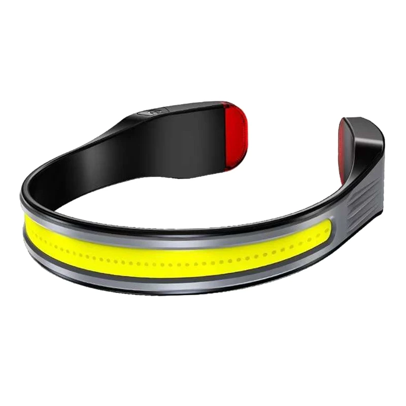 

Rechargeable Running Head Light Lamp ,LED Bright Head Light Lamp Strong Light Fishing Headlight With Tail Red Light