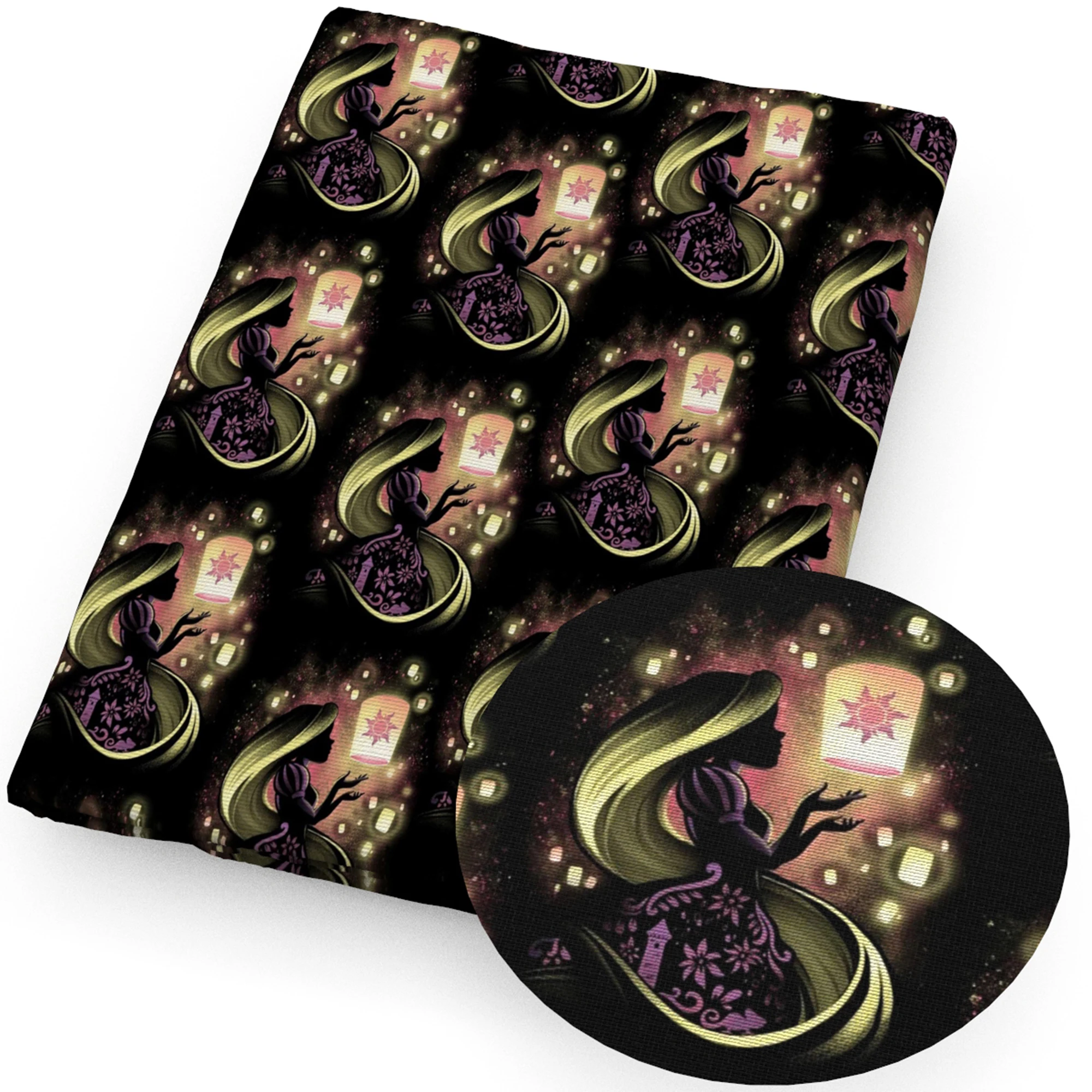 Ткань из полиэстера и хлопка для шитья Принцесса 50*145 см