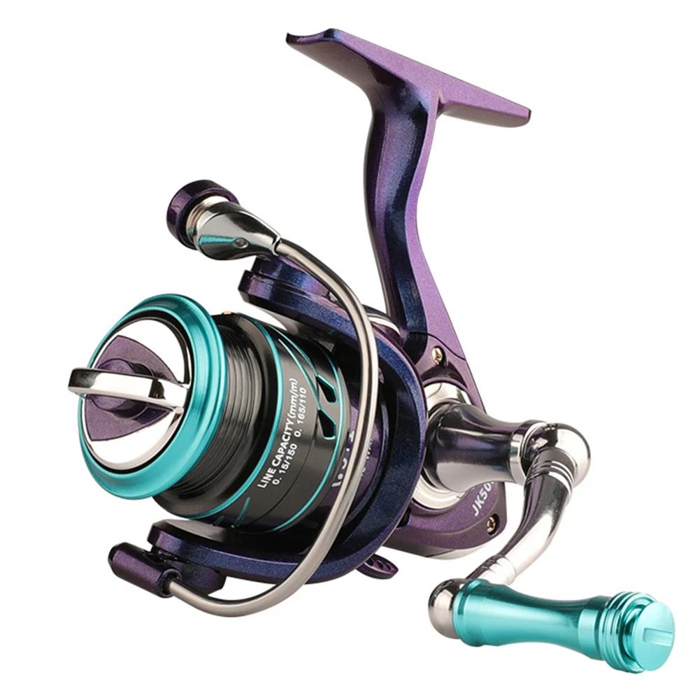 

Right/Left Hand Interchangeable Spinning Fishing Reels Metal Line Cup Spool Wheel Long Shot Fishing Tackle Tools
