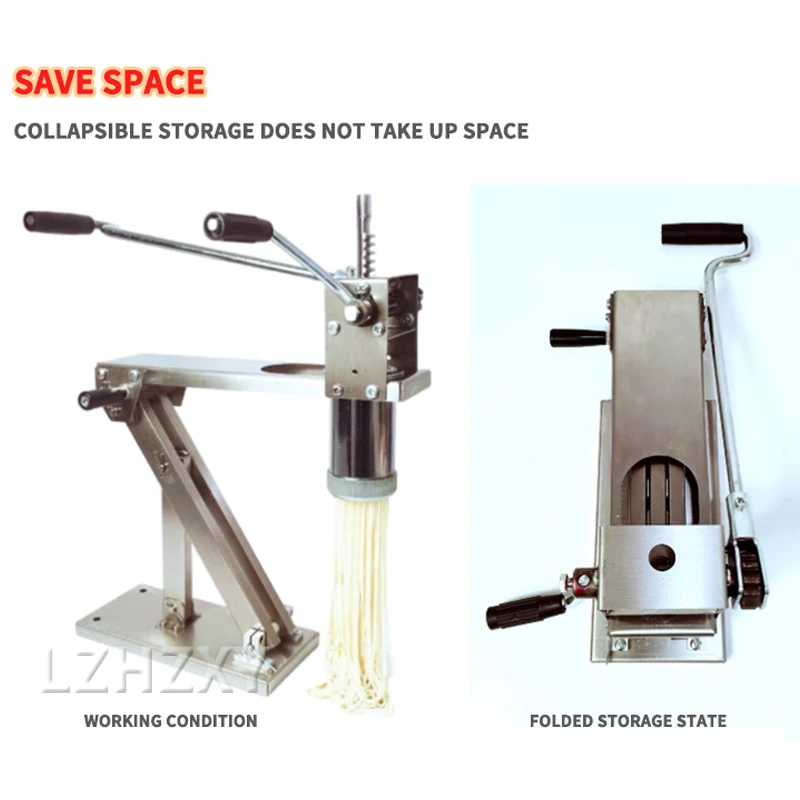 Ручная машина для изготовления лапши ручной пресс из нержавеющей стали и пасты