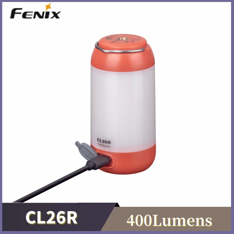

High-performance Fenix CL26R Micro USB Rechargeable Camping Lantern 400Lumens with Free 18650 Li-on Battery