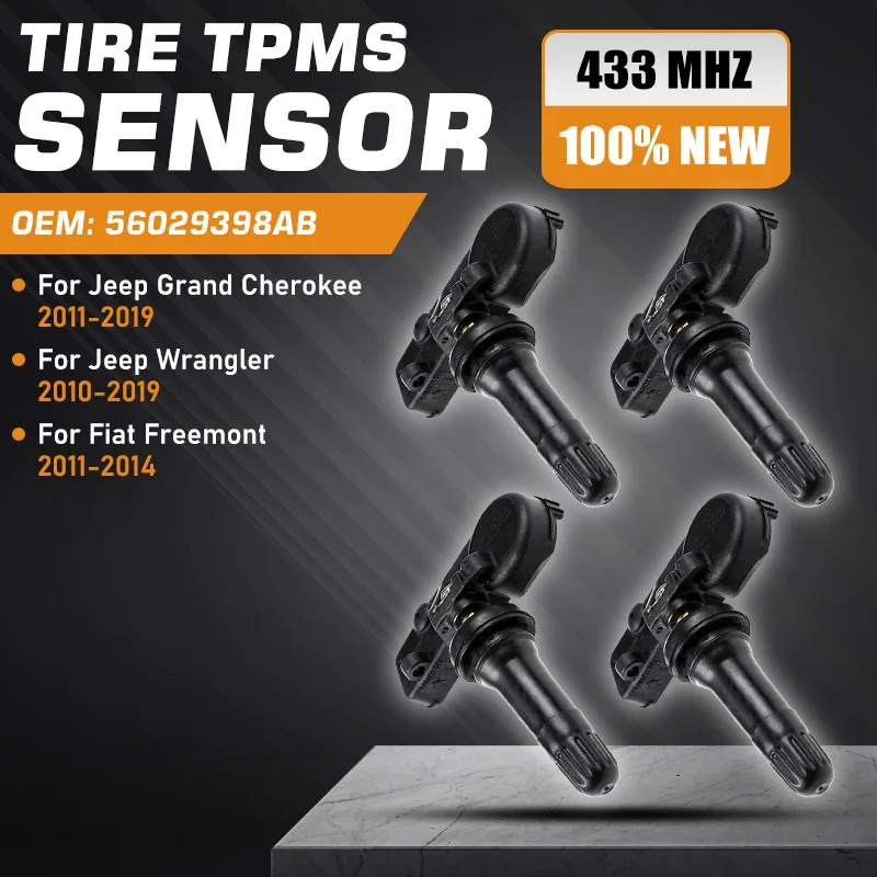 

Автозапчасти для Jeep Grand Cherokee WK2 2011-2019 TPMS Jeep Wrangler JK 2010-2019 Fiat Freemont 11-14 Датчик давления в шинах