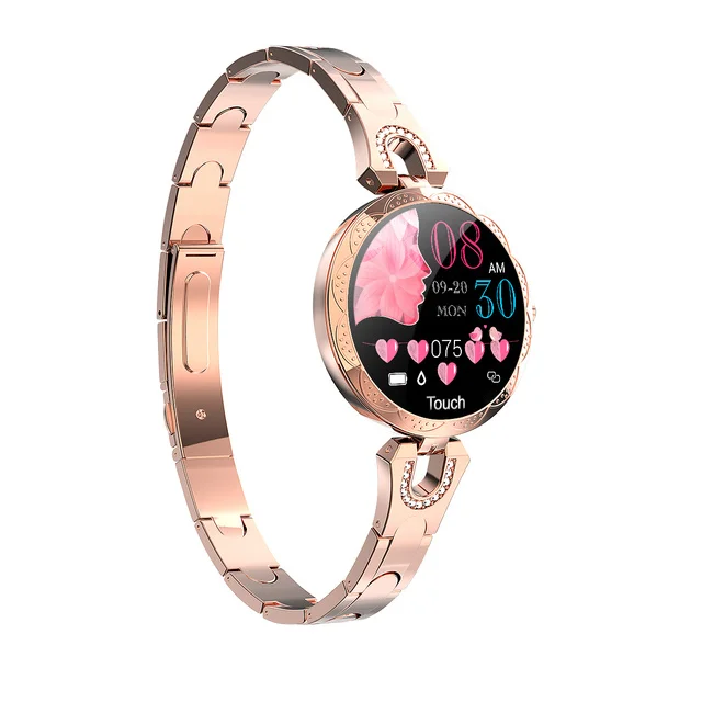 

Fashion Smart Watch Women IP67 Waterproof Wearable Device Heart Rate Monitor Sports Lady Bracelet Smartwatch For Ladies AK15 New