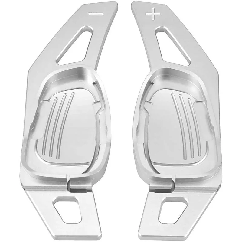 

Car Steering Wheel Shift Paddle Shifter Extended Shifter For A5 S3 S5 S6 SQ5 RS3 RS6 RS7 Silver