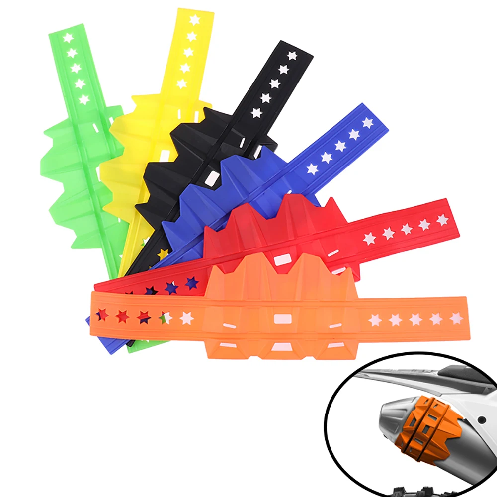 1 шт. круглый Овальный защитный глушитель выхлопной трубы для мотоцикла HONDA CRF