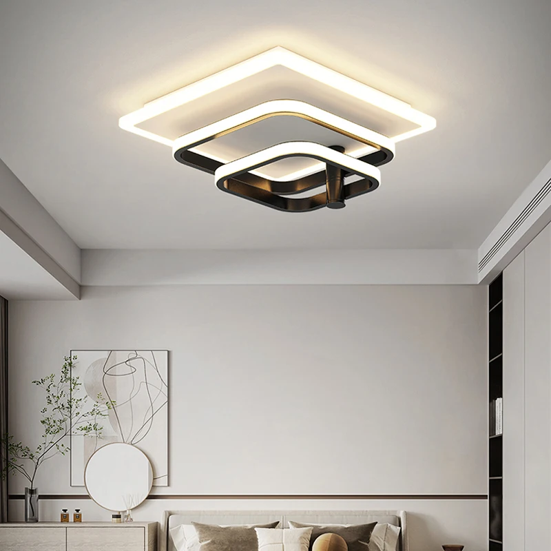 Светодиодная люстра в современном стиле для гостиной спальни столовой лампа с