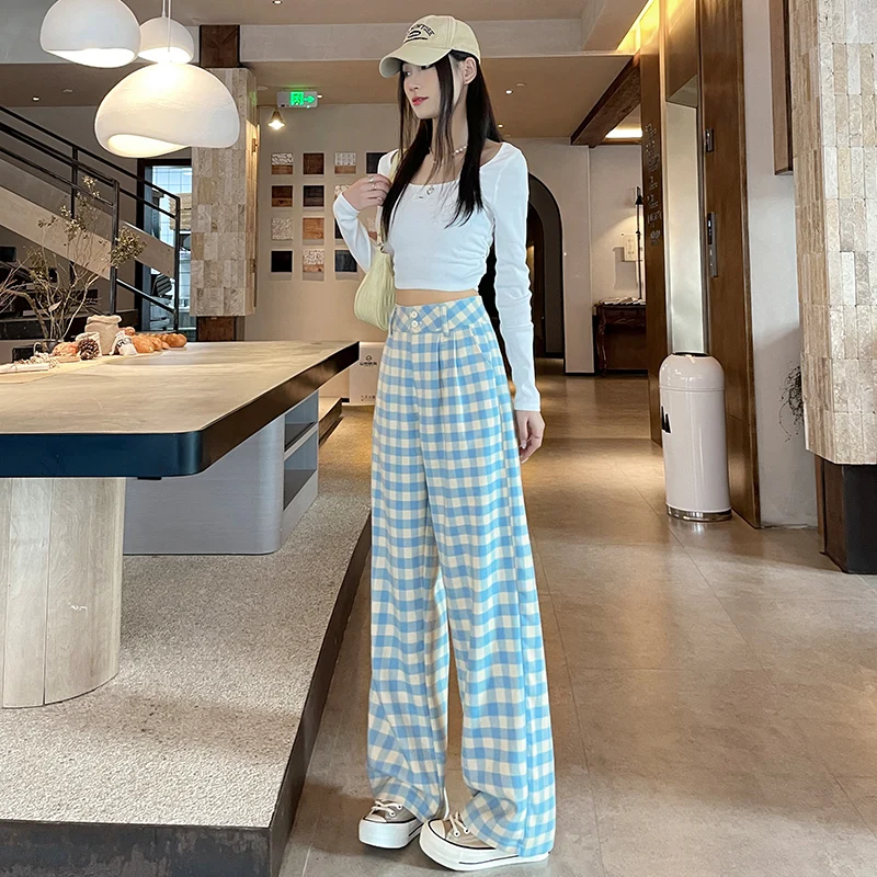 Новинка 2023 года весенне-осенние женские узкие длинные брюки с высокой талией