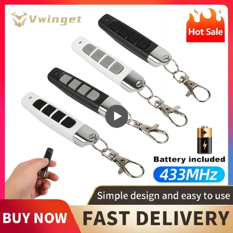 

Universal Cloning Electric Gate Garage Door Remote Control Key 433mhz Cloner 433MHZ Remote Control Garage Gate Door Opener Remot