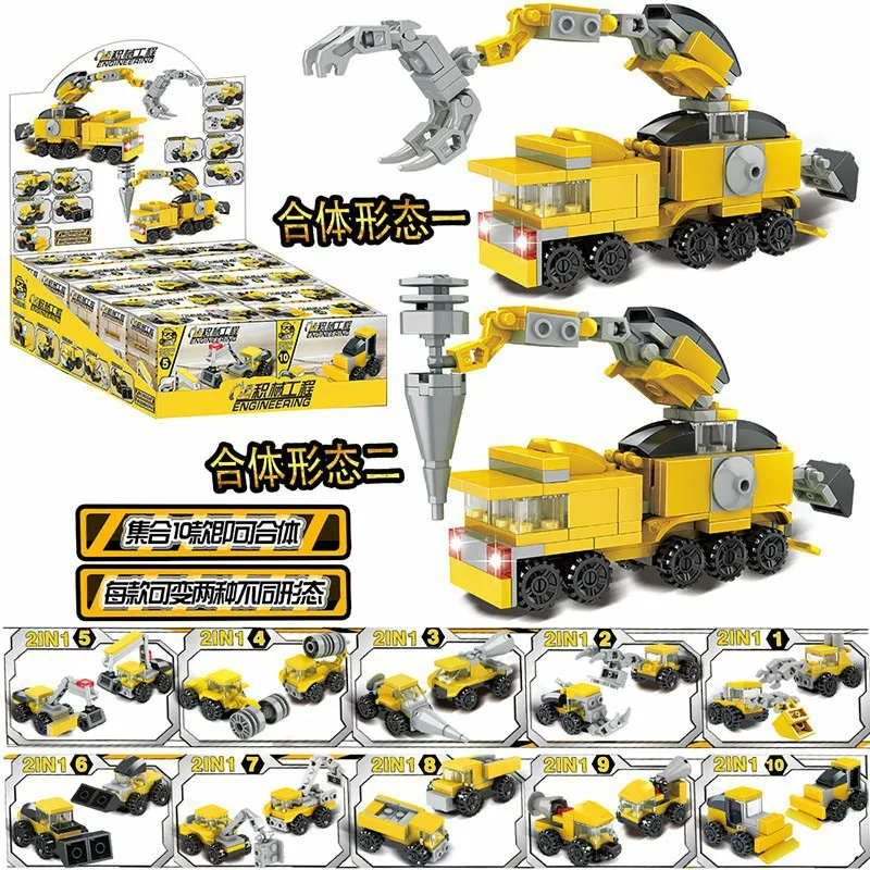 

DIY Girls Castle Police Station Truck Model Building Block City Machine Helicopter Car Figure Brick Educational Toy For Children