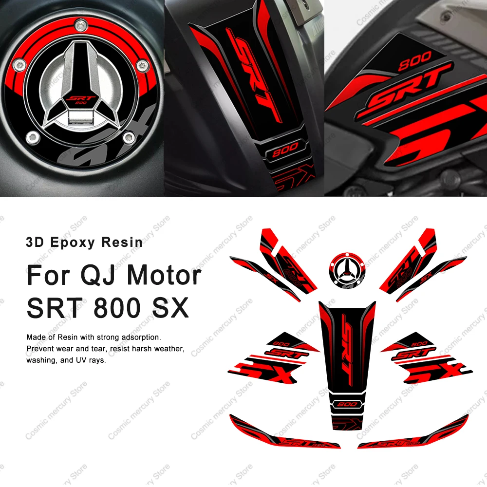 Аксессуары для мотоциклов QJ SRT 800 X комплект защитных наклеек на ручки прокладка