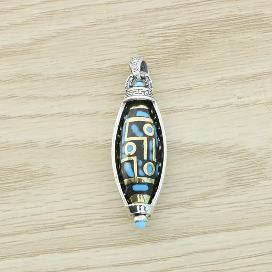 Модная подвеска в этническом стиле Tianzhu из чистого серебра Ретро с вырезами