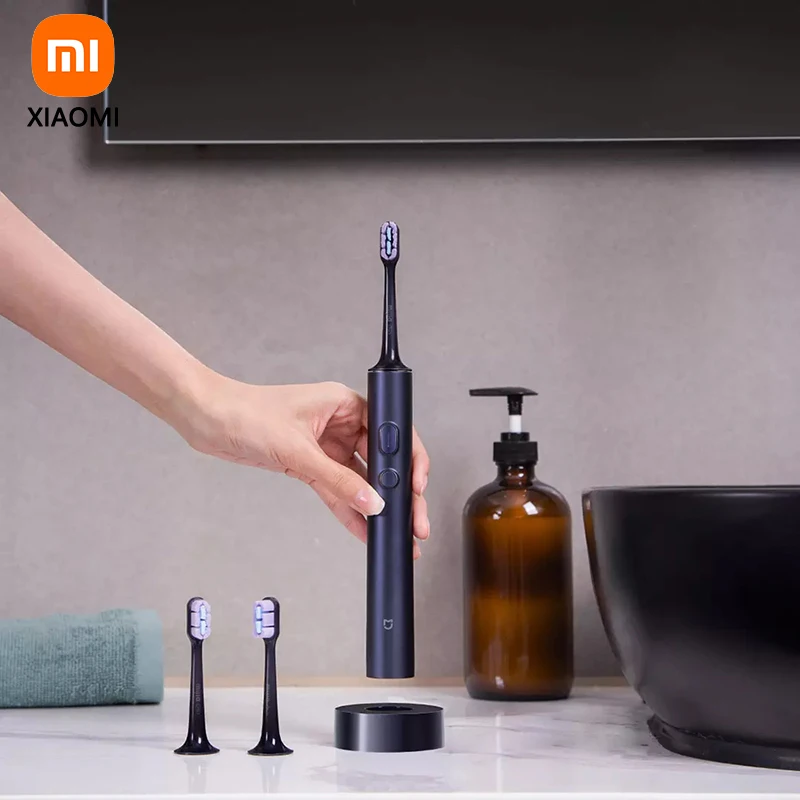 XIAOMI MIJIA T700 Sonic Electric Toothbrush USB Charge Rechargeable Adult Waterproof Electric Tooth Brush With Replacement Heads