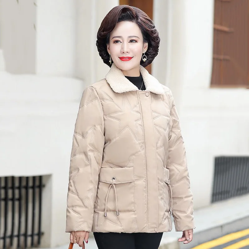 2022 новая короткая утепленная одежда с хлопковой подкладкой для женщин среднего и