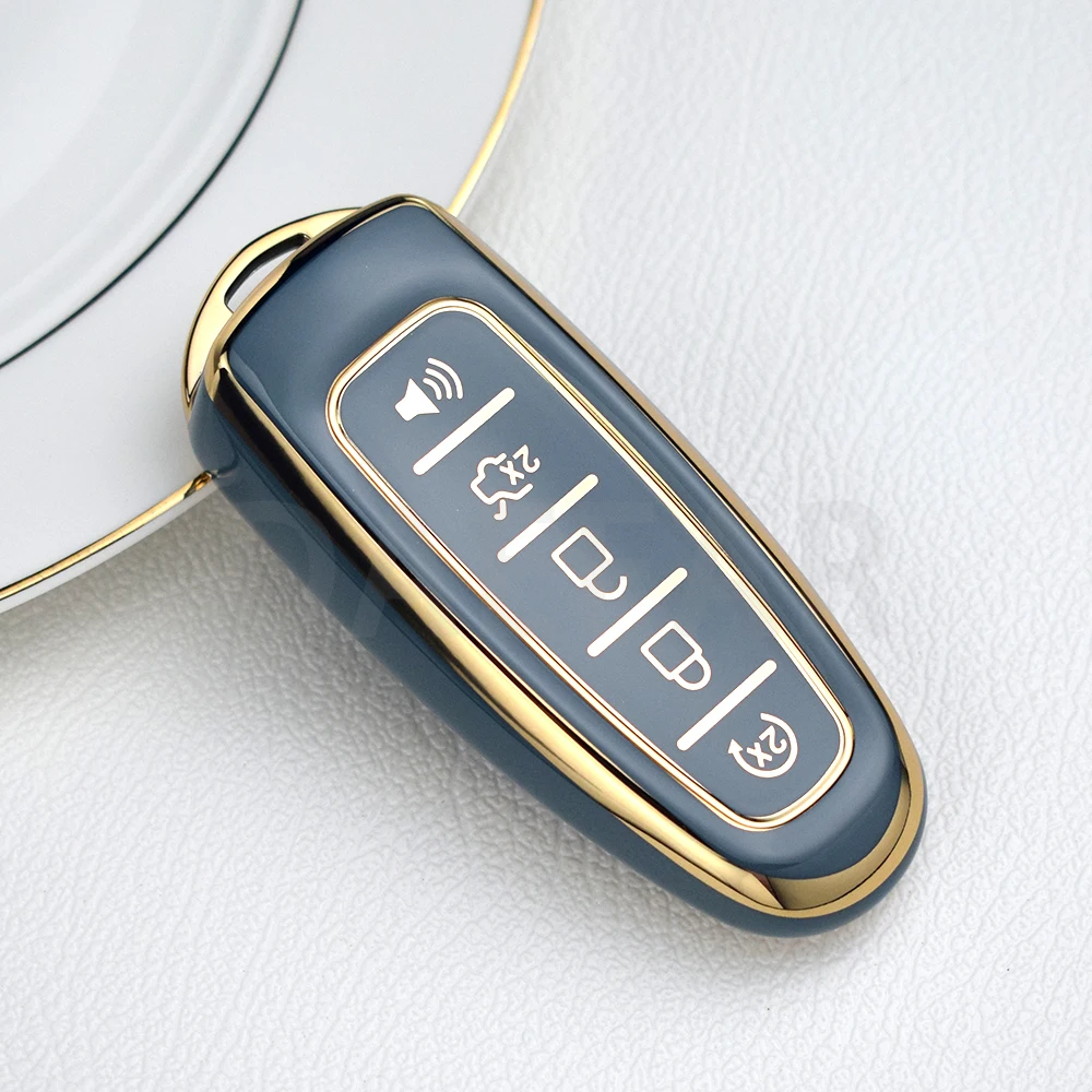 

5-кнопочный чехол из ТПУ с дистанционным управлением для Ford Explorer Edge Escape Flex Taurus 2011 2012 2013 2014 2015 Smart Key