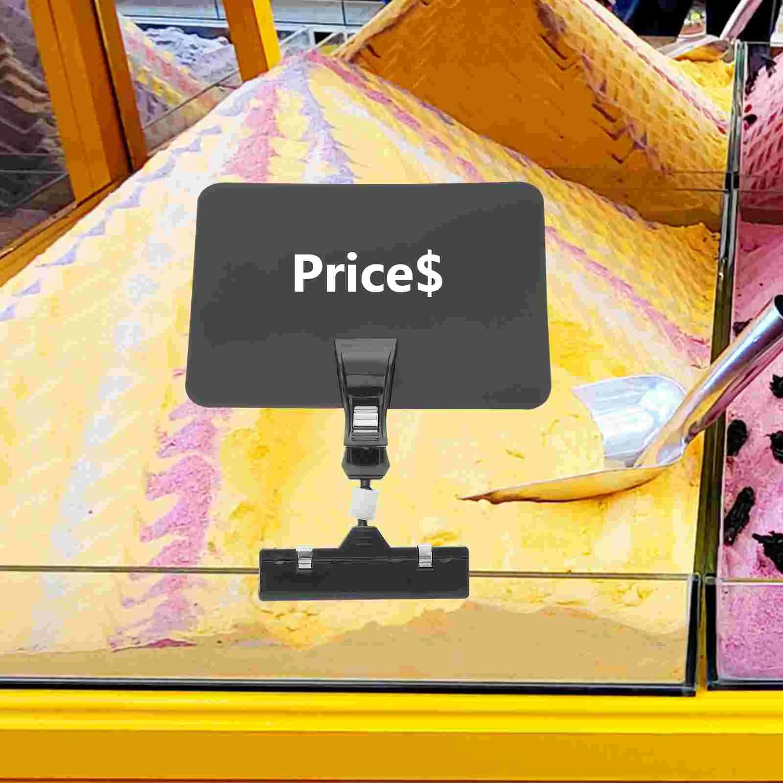 Рисунок 5 - Ценник держатель зажим значок пластиковая