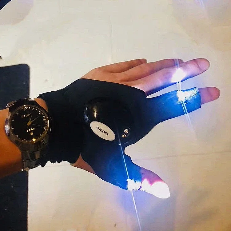 Светодиодные перчатки Неоновые Guantes Светящиеся вечерние светящиеся реквизиты