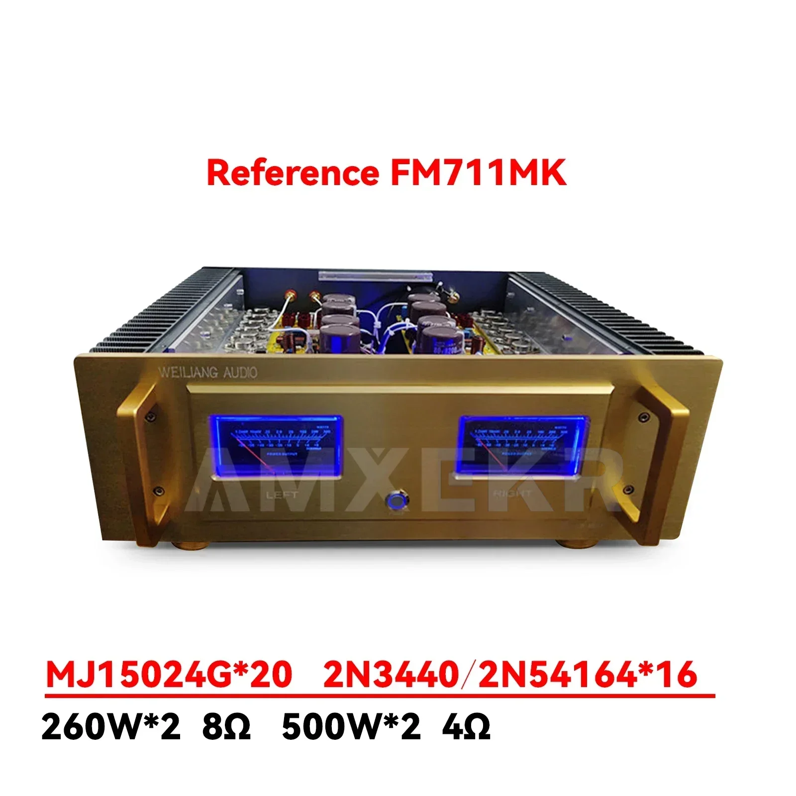 AMXEKR готовый Hi-Fi DIY FM711 стерео усилитель 260 Вт + Beyond DarTZeel Sugden Amp