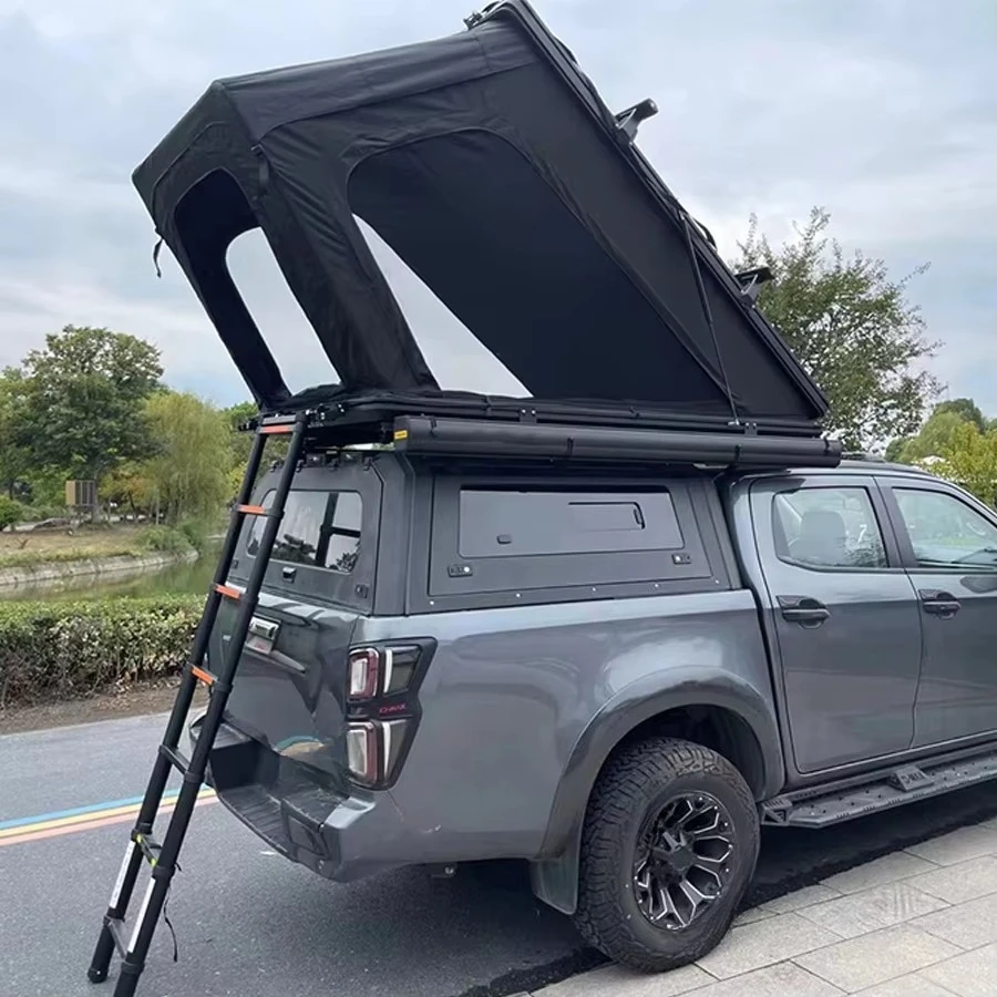 Фото Палатка на крышу автомобиля Neri Aluminium для кемпинга, жесткий корпус, для активного отдыха, производство Китай №3