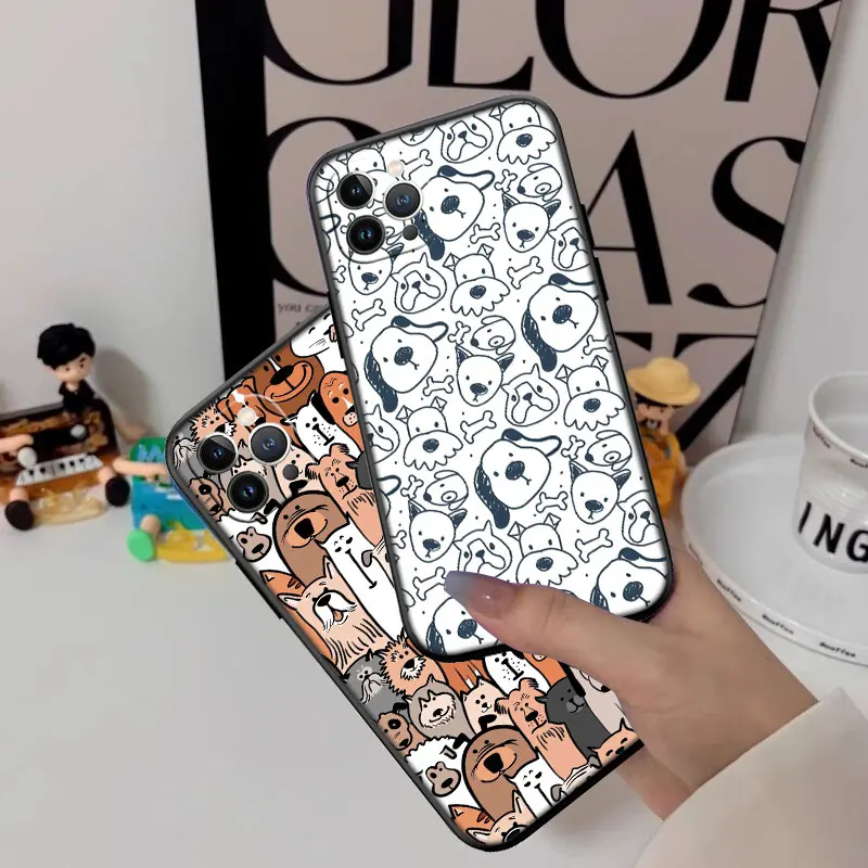 Фото Чехол для телефона TR60 Cute DOG для Motorola Moto Edge 60 60s 70 G86 G56 G54 E14 G04S G45 G54 G64 S30 S50 X30 X40 X50 Ultra Pro Power №5