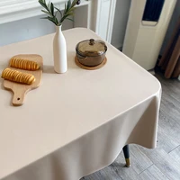 leather tablecloth waterproof oil proof wash and scald proof nordic light luxury square tea table mat simple and modern