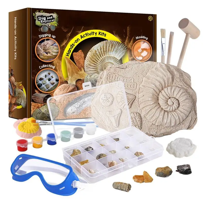

Mega Dig Kit Excavate 12 Prehistoric S Shark Teeth Dig Up 12 Prehistoric S Shark Teeth Dinosaur Poop Best Gifts For Boys Girls