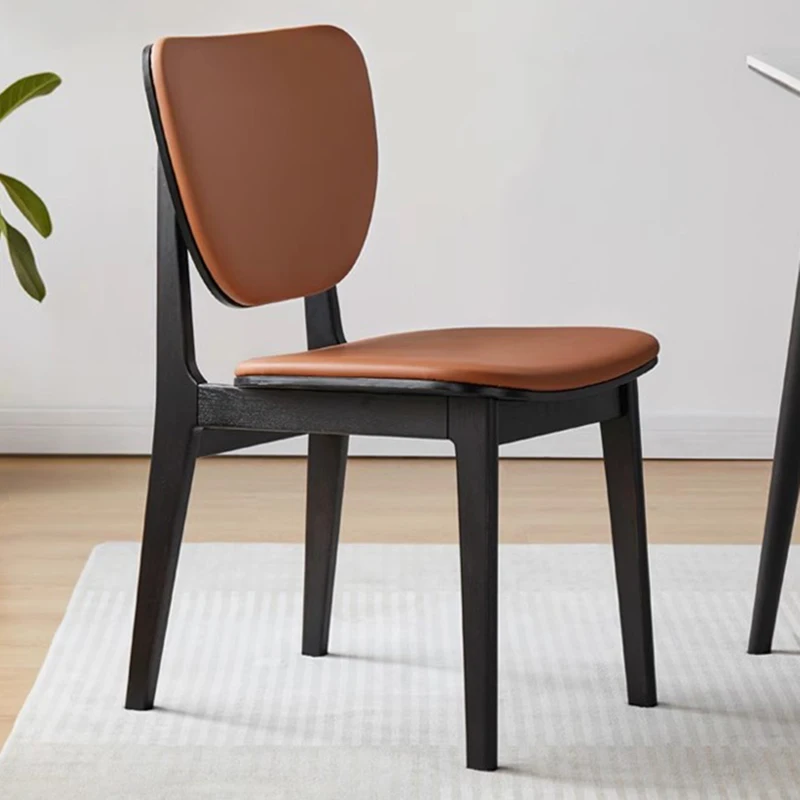 

Wood Office Stool Chair Accent Gaming Designer Creative Bedroom Chairs Brown Adult Sillas De Oficina Balcony Furniture WXH20XP