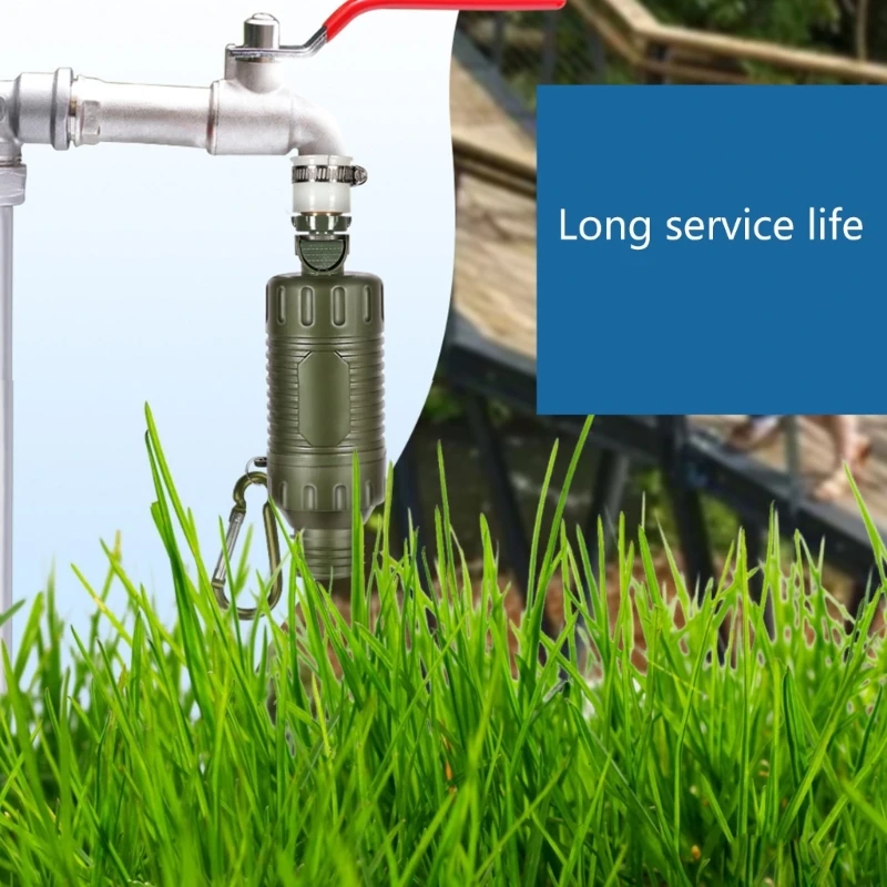 

Straw Hiking Water Filter, 0.01μm Camping Water Filter Mini Water Purifier Survival for Outdoor Camping