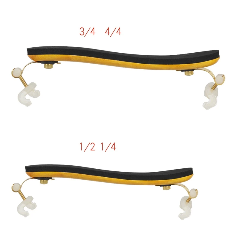 

Плечевой упор для скрипки, регулируемый плечевой упор, деревянная защита для подбородка, аксессуары для музыкальных инструментов