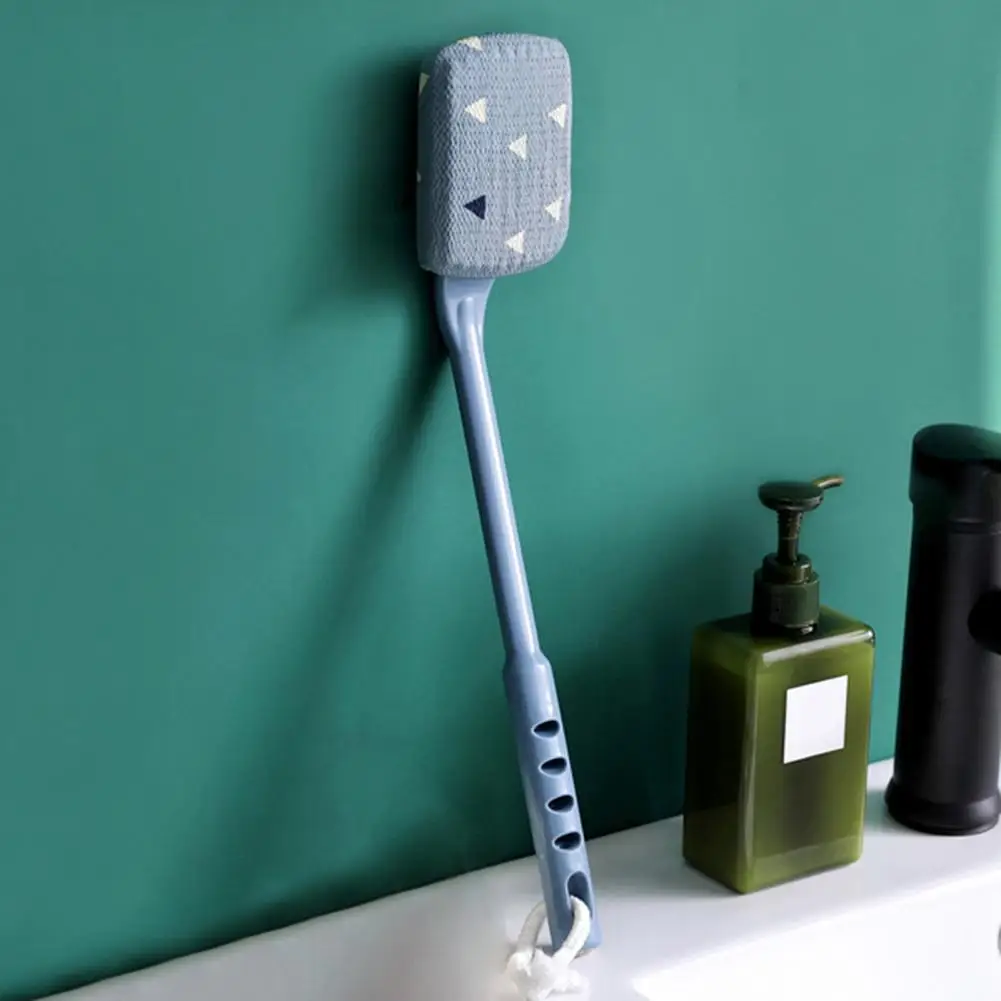 

Bath Brush Long Handle Hanging Design Exfoliation Multipurpose Painless Skin Cleaning Brush Bathroom Supplies