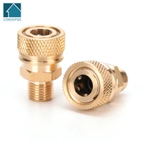 m10x1 thread male quick disconnect pcp paintball pneumatic 8mm air refilling coupler sockets copper fittings 2pcsset