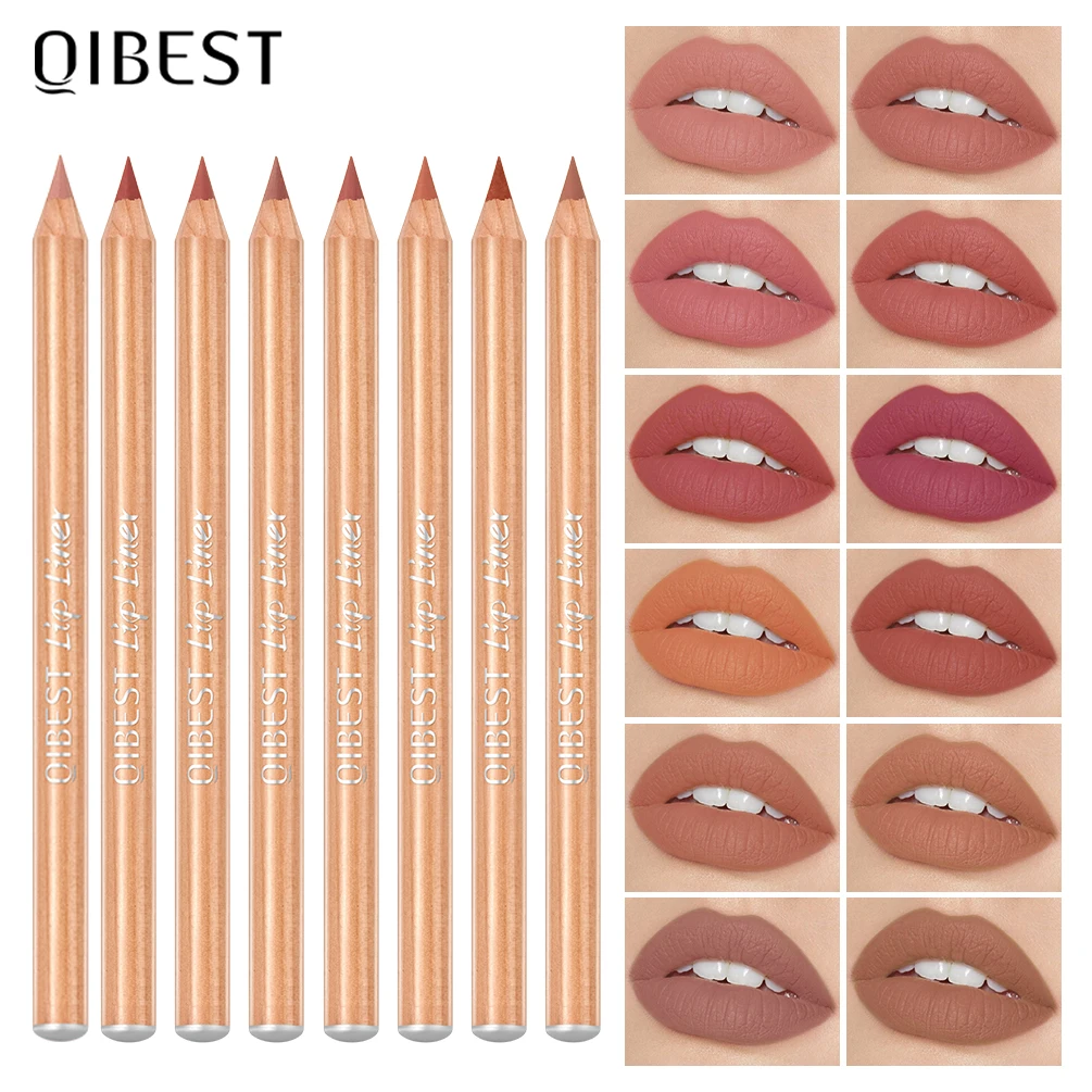 QIBEST набор карандашей для губ 12 шт. | AliExpress