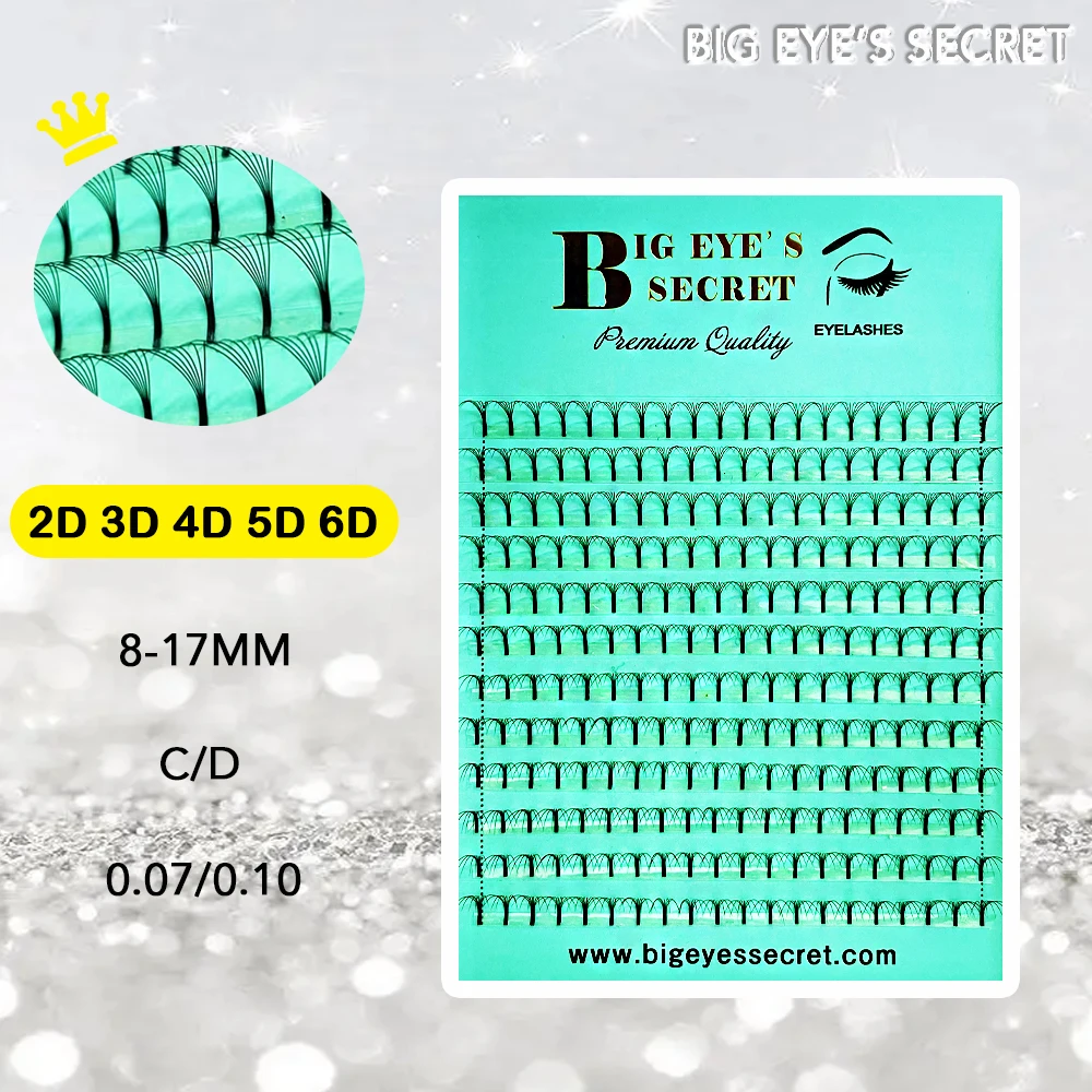 

Ресницы для наращивания из искусственной норки 2D-7D BIG EYE'S SECRET