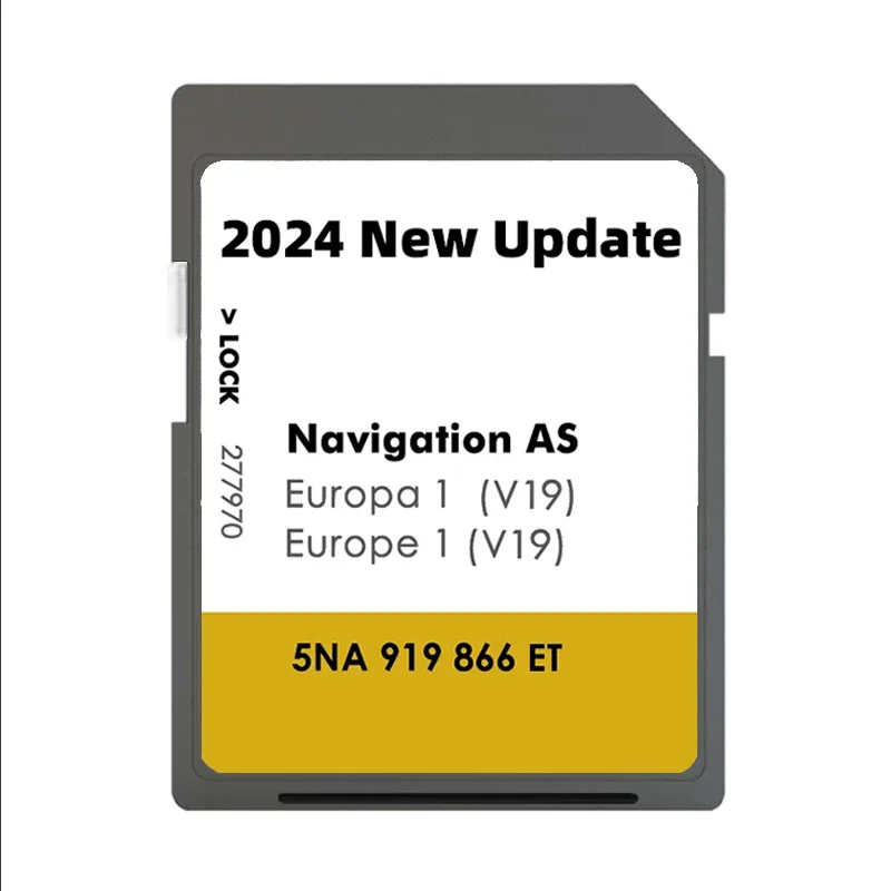 SD GPS карты навигации Европа 2024 автомобильный Navi для VW AS V19 Sat Nav 32 ГБ MIB2 Бесплатная