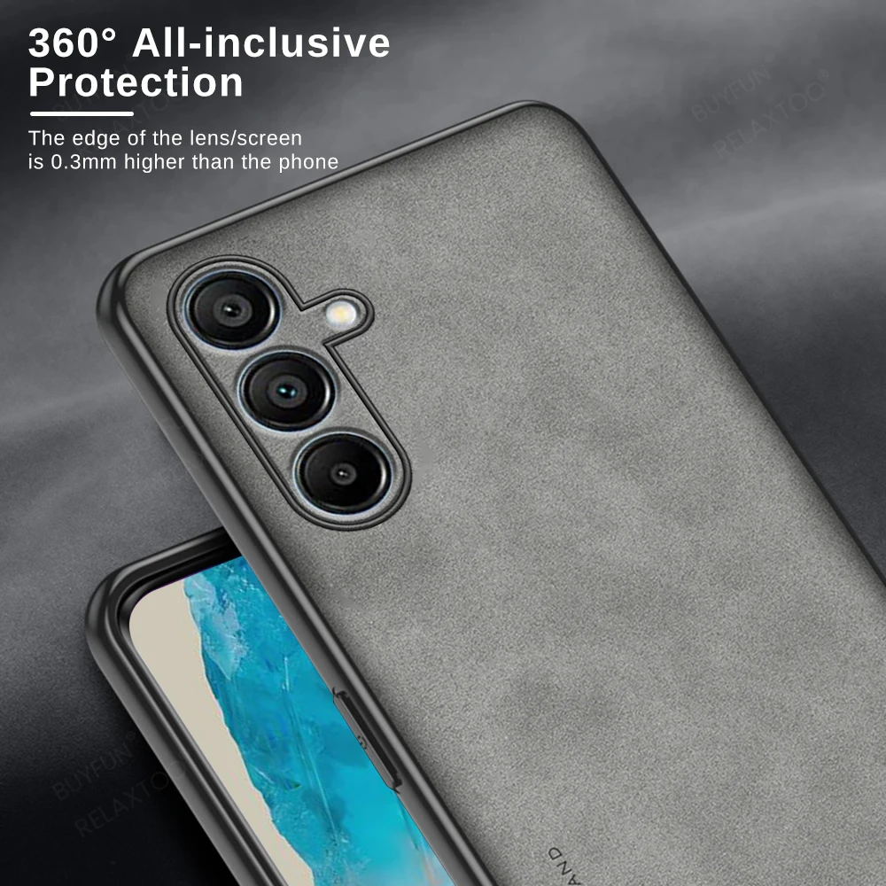 Матовый чехол из овечьей кожи для Samsung Galaxy M35 5G мягкая рамка ТПУ защитный SamsungM35