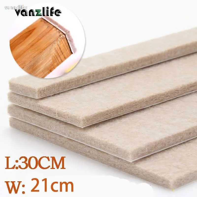 Войлочный коврик vanzlife толщиной 5 мм, высококлассный мебельный коврик, защитные накладки для мебели, Пуфики, 1 шт. белые пуфики в прихожую