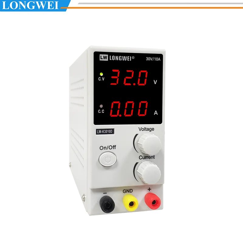 Longwei LW K3010D 3LED 30V10A Регулируемый источник питания постоянного тока лабораторный