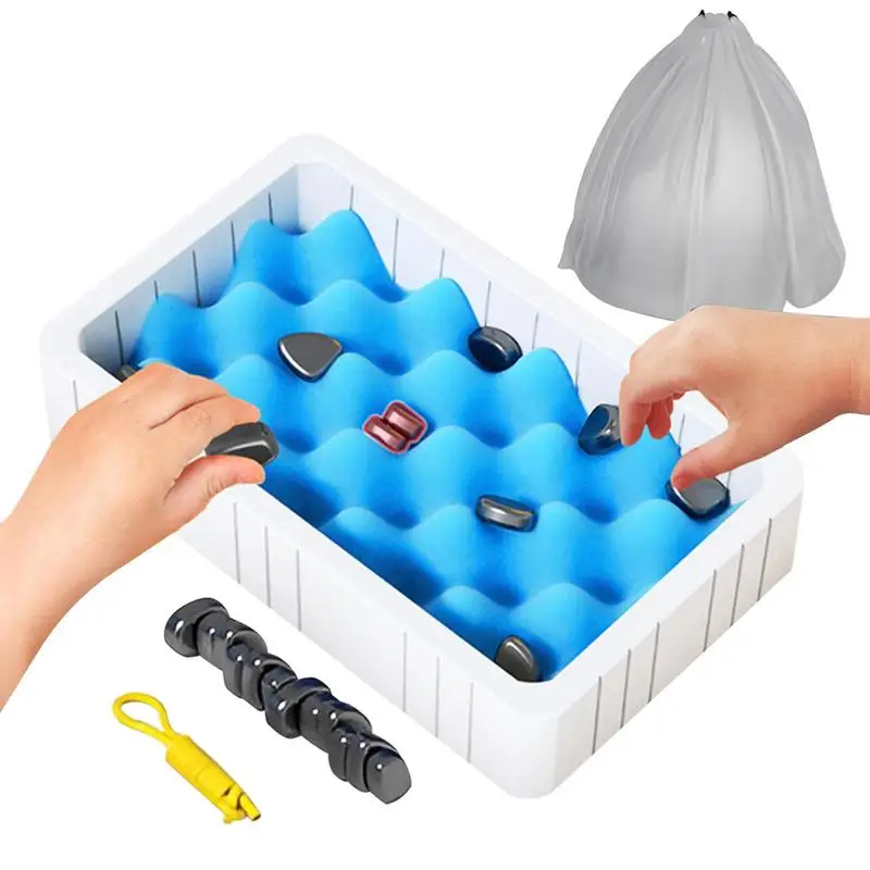 

Chess Board Set Games For Kids Ages 4-8 Magnetic Effect Chess Set Children's Double Mode Board Set Childhood Interactive Logical