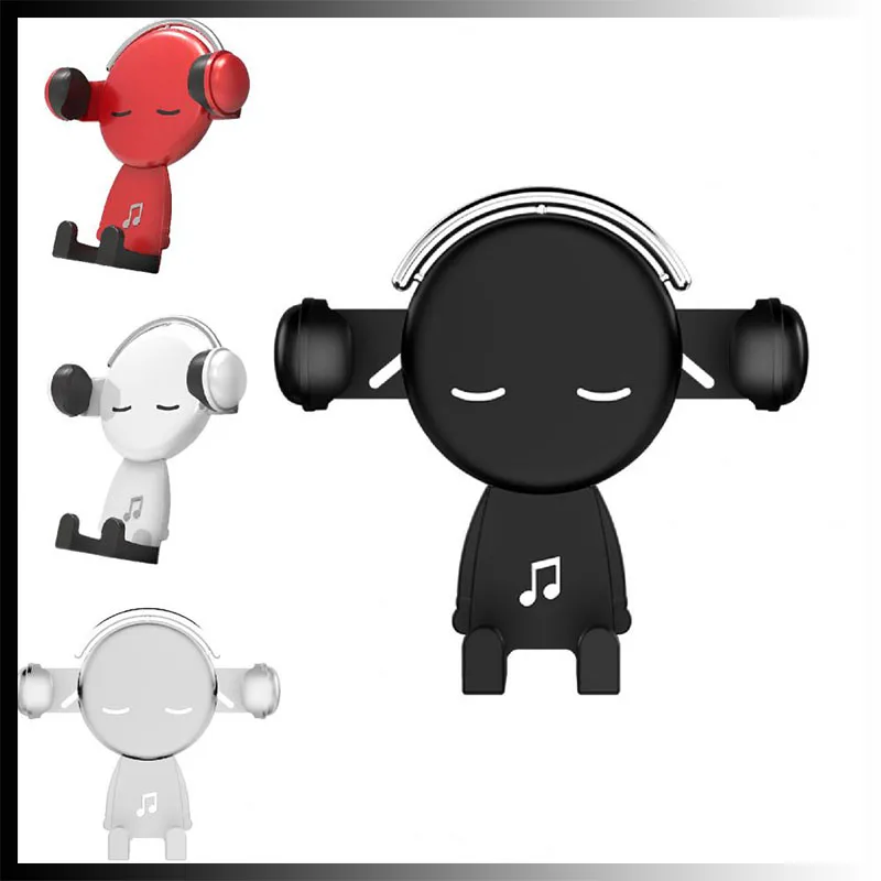 

Car Mr. Music Gravity Mobile Phone Holder Automobile Telescopic Anti-Scratch Phone Holder Bracket Lazy Telescopic Mount Holder